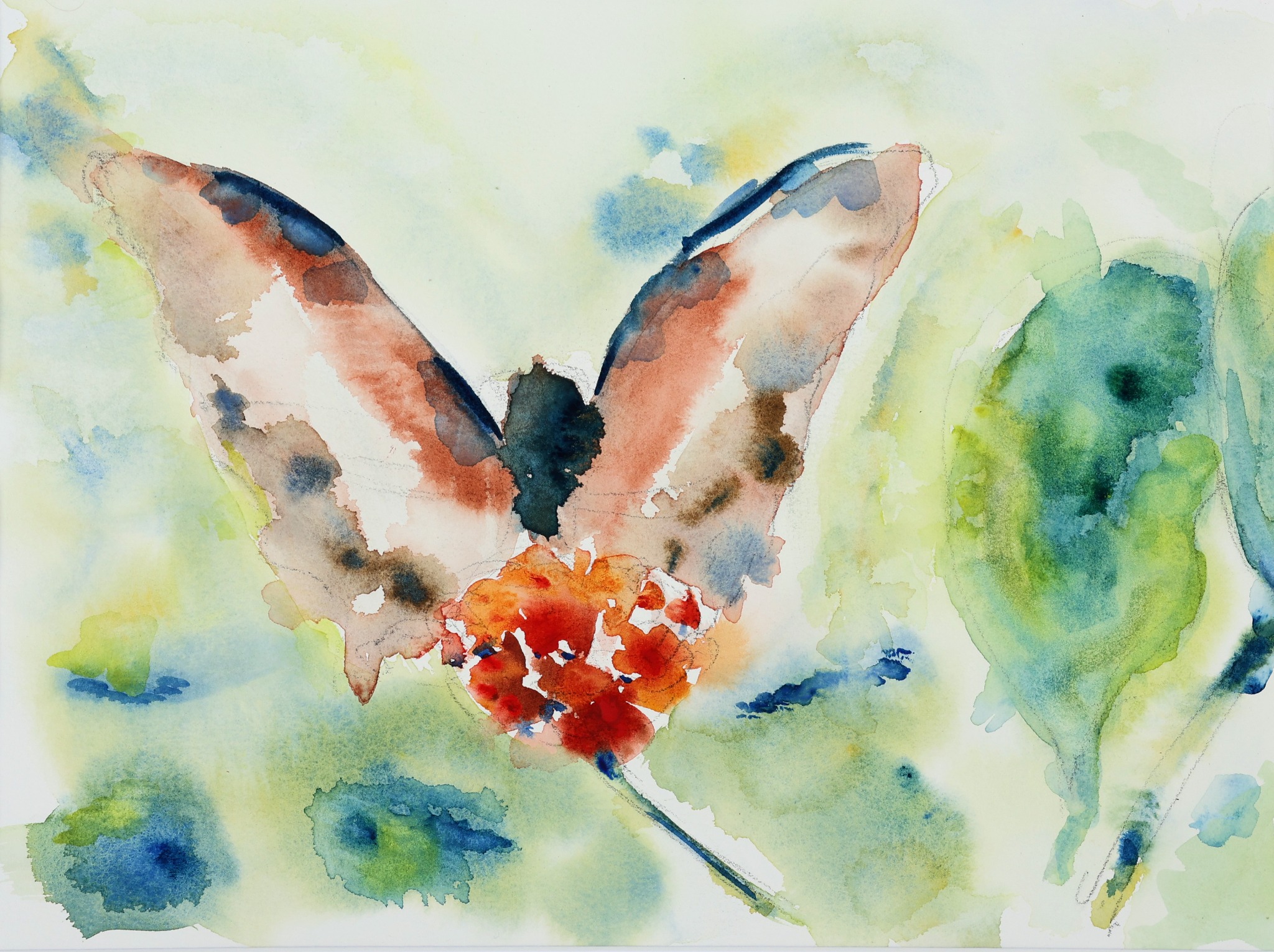Gedragen, aquarel van 𒀭Toon